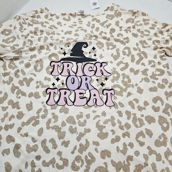Short sleeve leopard print Halloween tee - Picture 4 of 4